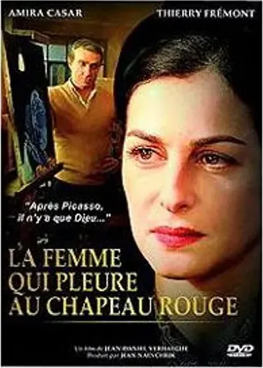 La femme qui pleure au chapeau rouge