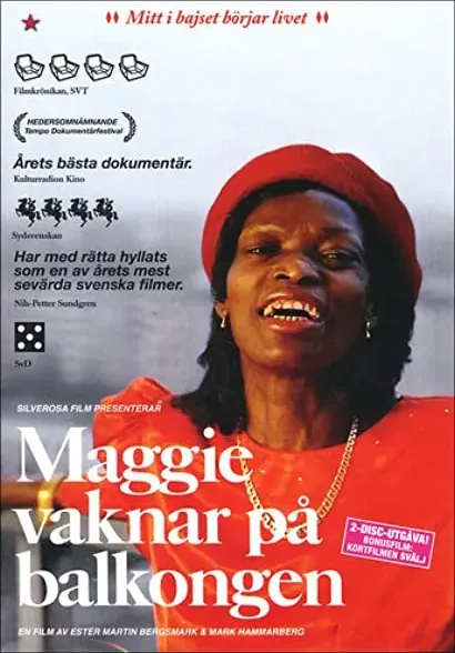 Maggie vaknar på balkongen