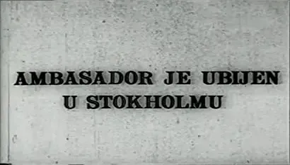 Ambasador je ubijen u Stokholmu