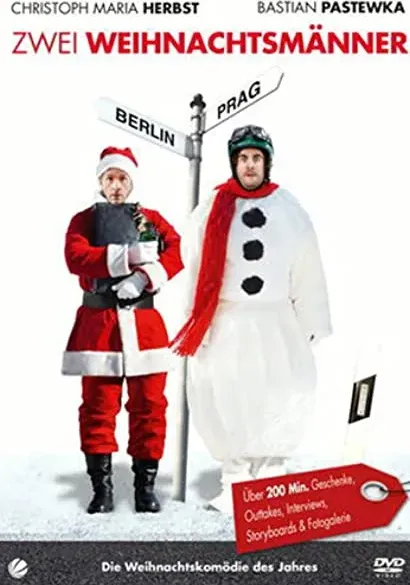 Zwei Weihnachtsmänner