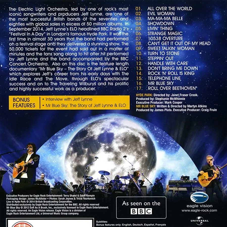 Jeff Lynne's ELO at Hyde Park online