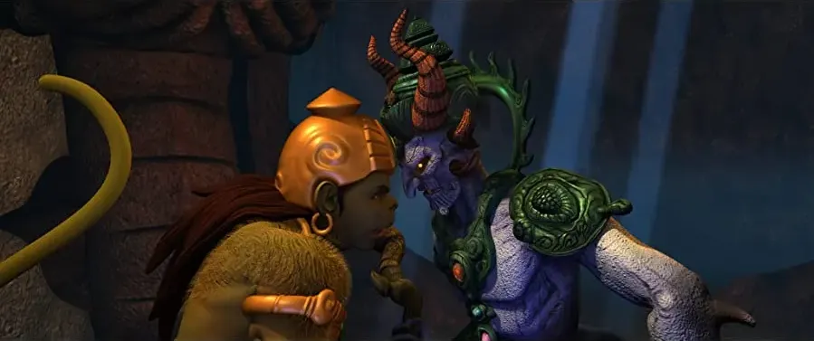 Hanuman vs. Mahiravana online