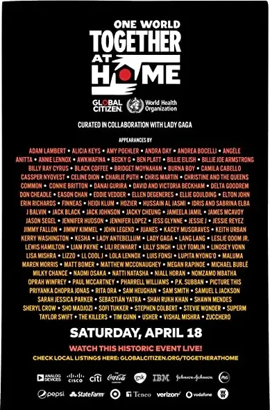 One World: Together at Home