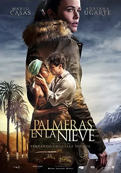 Palmy w śniegu