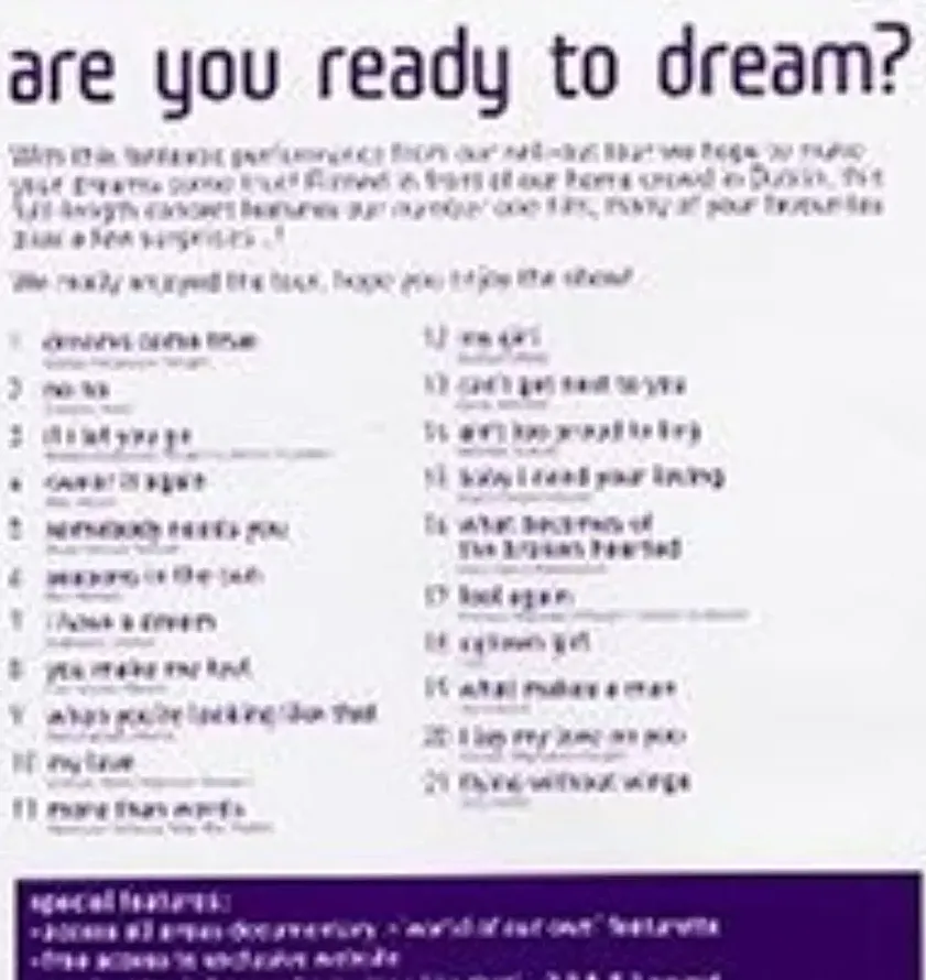 Westlife: Where Dreams Come True online