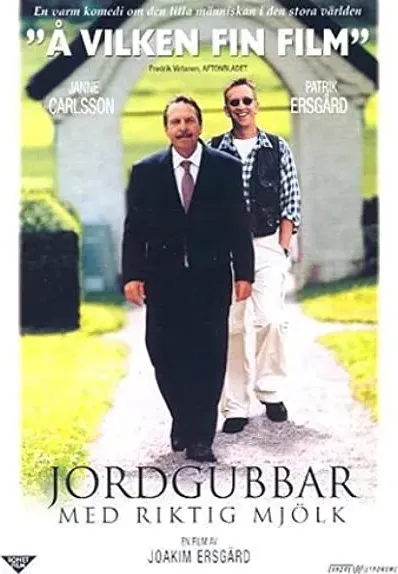 Jordgubbar med riktig mjölk