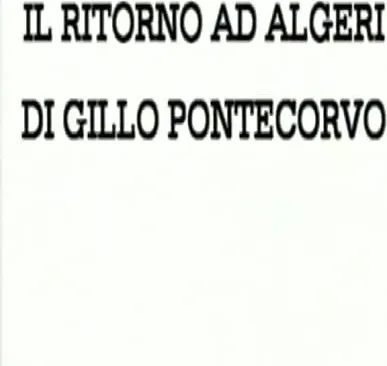 Ritorno ad Algeri